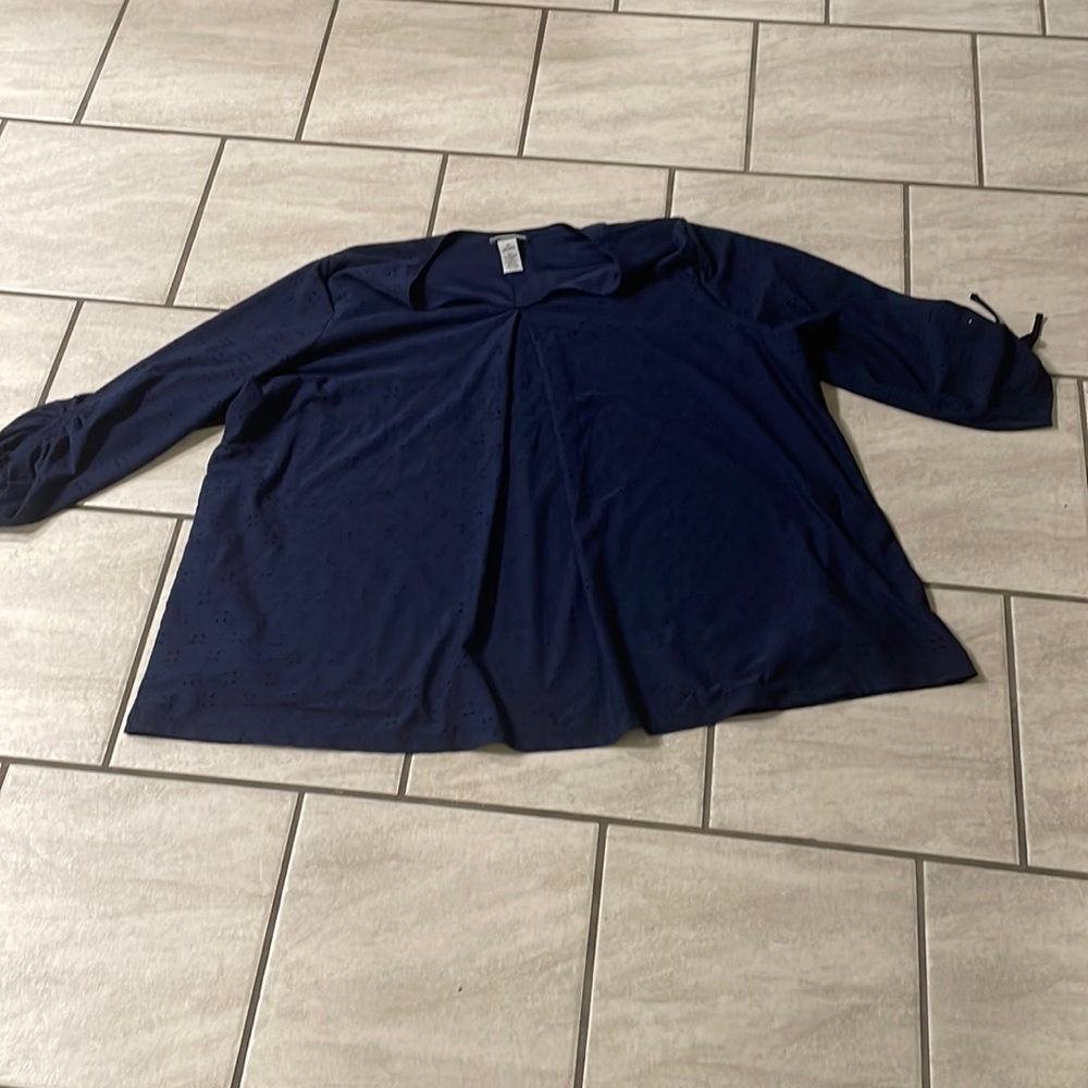 Catherine’s , navy blue size 3x blouse